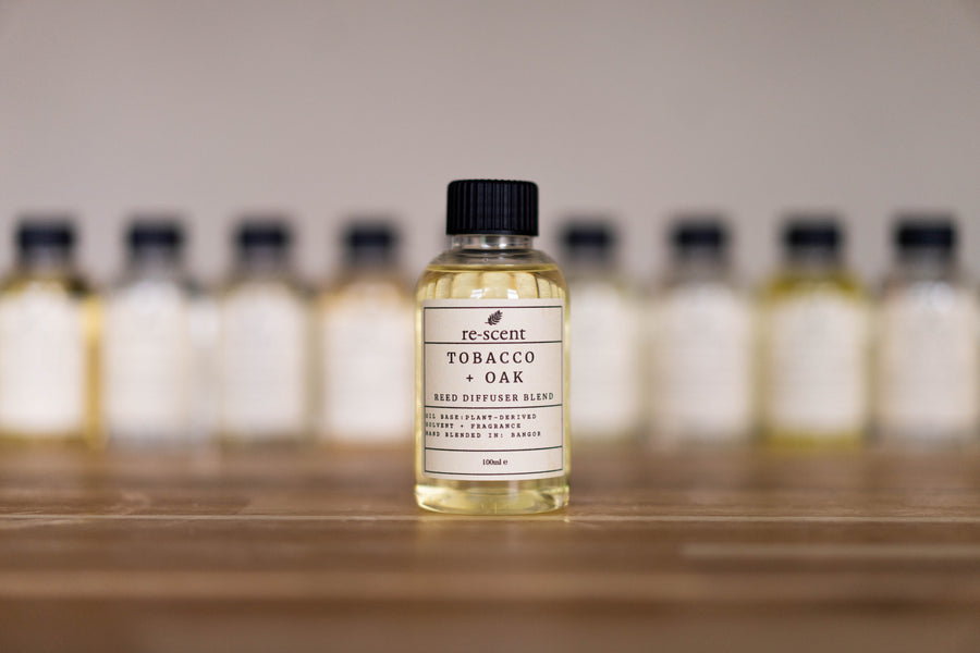 Tobacco + Oak - 100ml Diffuser Refill