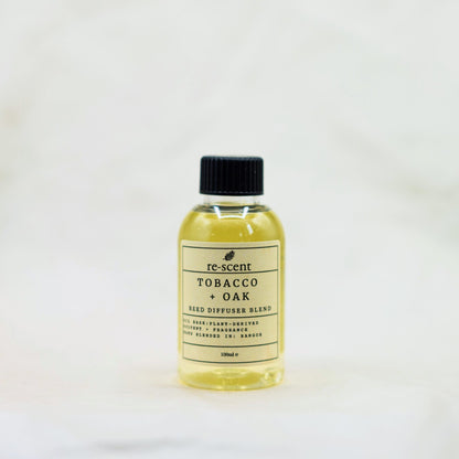 Tobacco + Oak - 100ml Diffuser Refill
