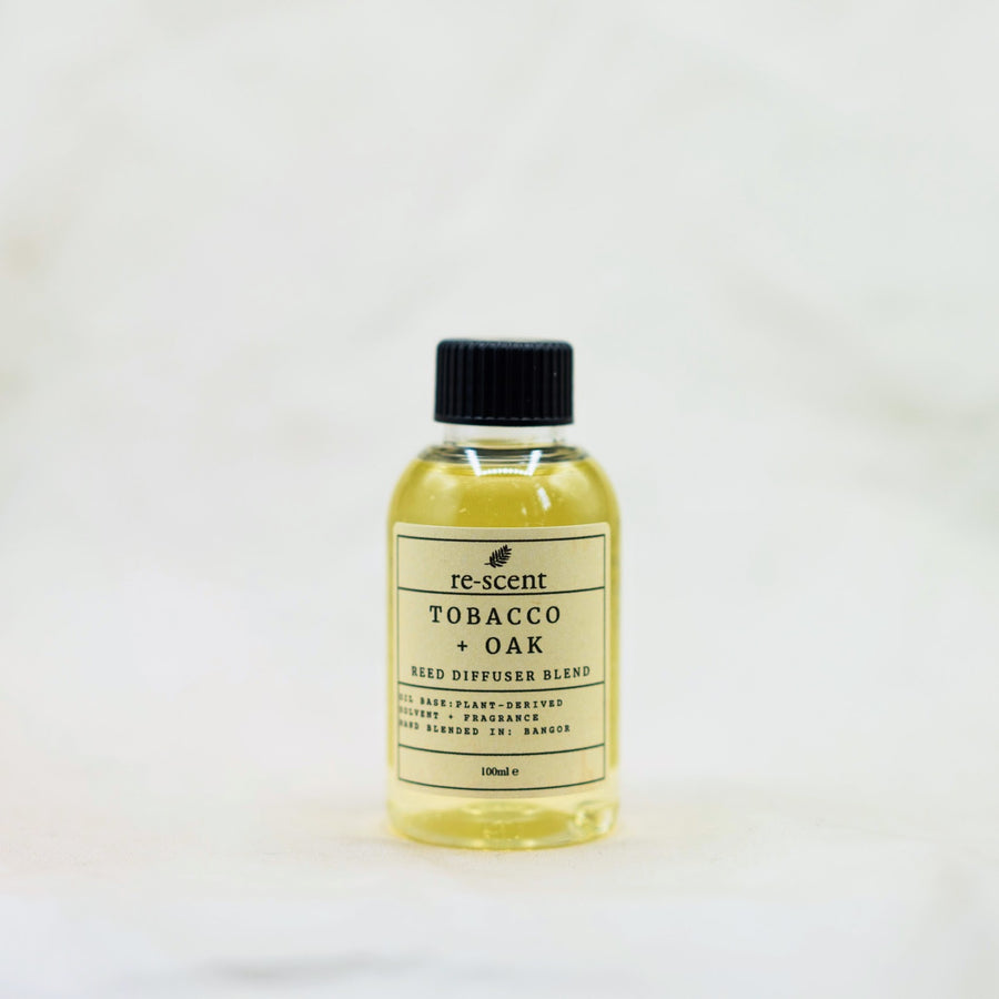 Tobacco + Oak - 100ml Diffuser Refill