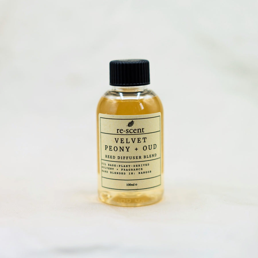 Velvet Peony + Oud - 100ml Diffuser Refill